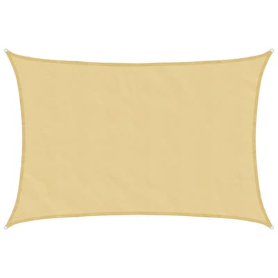 vidaXL - Zonnezeil - 5x3 - m - 100% - polyester - oxford - zandkleurig