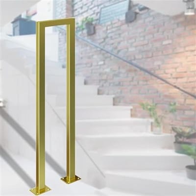 Trapleuning - Veiligheidsreling - Veilig Lopen - Roestwerende Coating - 85 cm - Goud