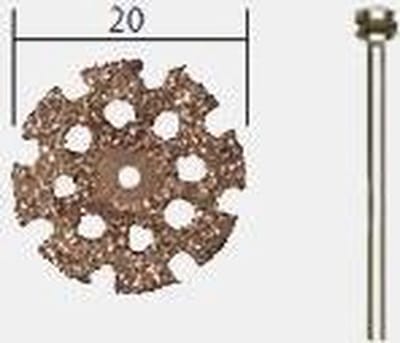 Proxxonmicromot - Wolfraamcarbide Doorslijpschijf Ã˜ 20 Mm + Houder
