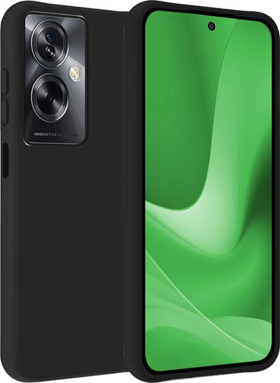 Hoesje Geschikt voor OPPO A79 - Sterk & Shockproof - Hoes Cover - Siliconen Case - Zwart