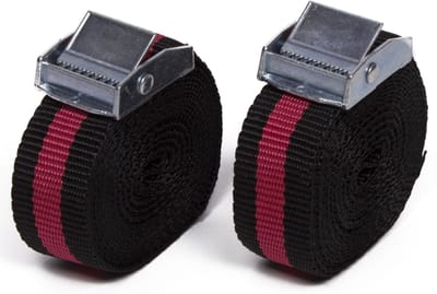 Benson Spanbanden - Sjorband - Zwart - 2 delig - 2.5 meter - Bindriemen