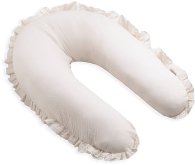 Baby's Only Voedingskussen - Zwangerschapskussen - Zijslaapkussen - Lichaamskussen Calm - Warm Linen - 160 cm
