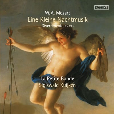 La Petite Bande & Sigiswald Kuijken - Wolfgang Amadeus Mozart: Eine Kleine Nachtmusik, Divertimento KV 136 (LP)