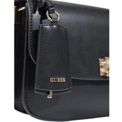 GUESS schoudertas handtas Audrey Convertible Xbody Flap Black zwart