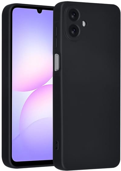 TUNIQ Back cover - Galaxy A07 - Zwart - Schokabsorberend - Draadloos laadvriendelijk