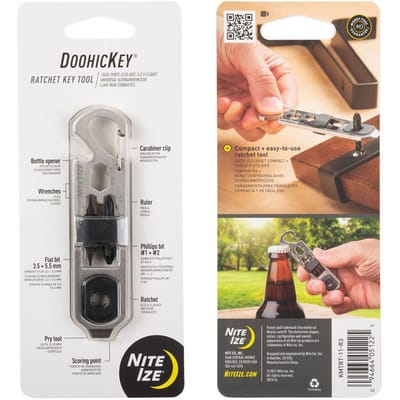 Nite-Ize DoohicKey Ratchet Multitool Zilver
