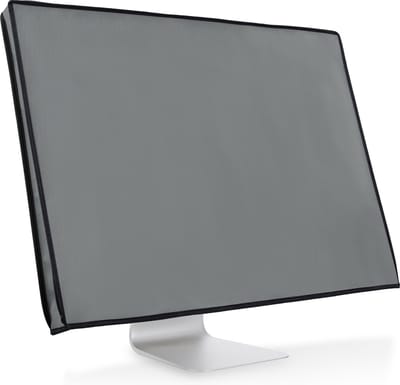 kwmobile beschermhoes monitor geschikt voor 27-28" Monitor hoes - Computerscherm cover - Computer accessoires - PC scherm stofkap in grijs