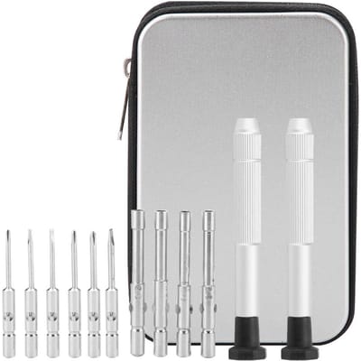 Kit d'outils professionnels pour lunettes, montres, téléphones, tournevis de précision, kit de réparation gray