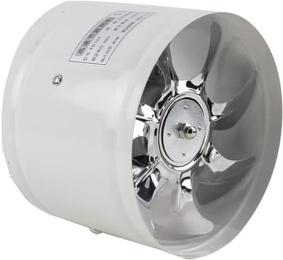 Inline Buisventilator 200mm 8 Inch - Krachtige Afzuigventilator voor Ventilatiesystemen