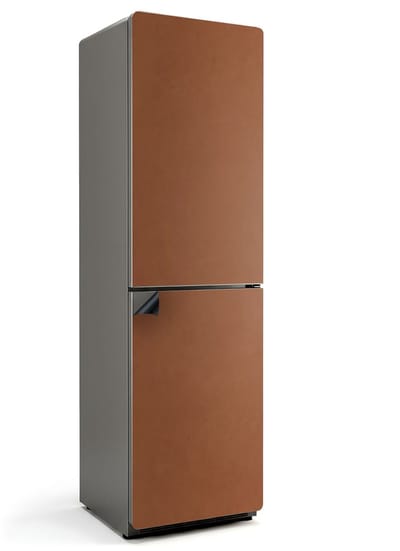 Wallfluent Magnetische Koelkastmat - Bruin Koelkast Magneet Sticker - 60 cm x 205 cm - Bruin Magnetische Koelkastmat - Decoratieve Koelkastfolie - Magnetische Koelkastbescherming - Keuken Decoratie Magneet