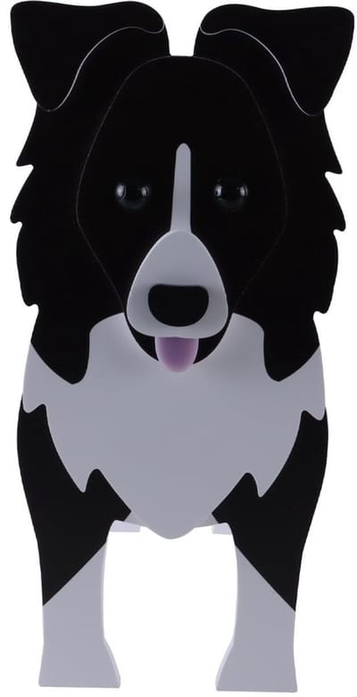 Dailygoods- Bloempot Hondenstijl - Decoratie Buiten - Plantenbak - Dierenbloempot - PVC Materiaal - Afwateringsgat