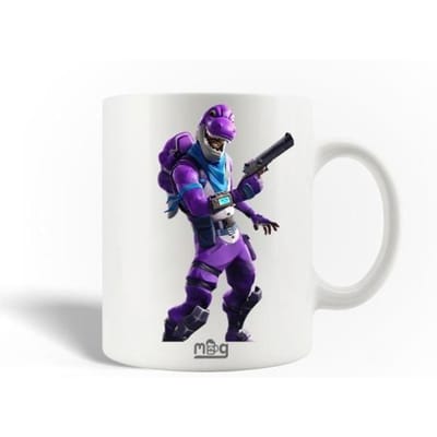 Keramische Mok - Fortnite - Bronto - 30cl - Wit - Vaatwasmachinebestendig