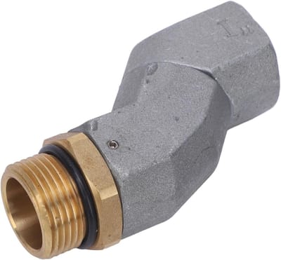 Draaibare Brandstofslang met Duurzame Metalen Connector voor Tanken en Vloeistofoverdracht, 360° Draaibaar Mondstuk voor Brandstofvliegtuig (1 inch)