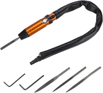 Pneumatisch Vijl Gereedschap - Luchtvijl Polijstmachine - Metaal Bewerken - Hoge Koppel Motor - 7mm Werkplan - One Color