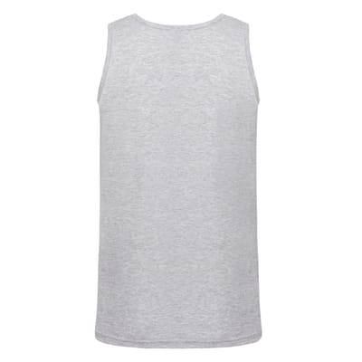 Fruit of the Loom Heren Valueweight Heather Athletic Vest Top (Heide Grijs)