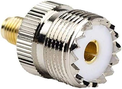 Geschikt voor SMA vrouwelijk naar UHF vrouwelijk SO-239 SO239 RF coaxiale adapter compatibel met Baofeng UV5R en GT3-TP radio's PL259 naar basisstationantenne (1 st.)