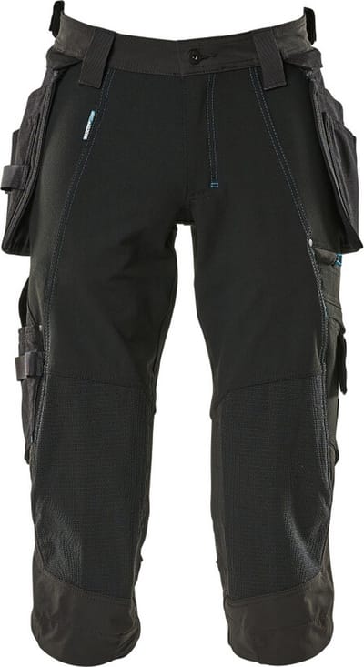Mascot Advanced Driekwart broek met spijkerzakken 17049-311 - Zwart - C42