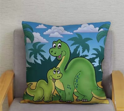 Velvet Dino Adventure Collection Kussenhoes - Dino - Dinosaurus - kinderkamer - 45x45 cm