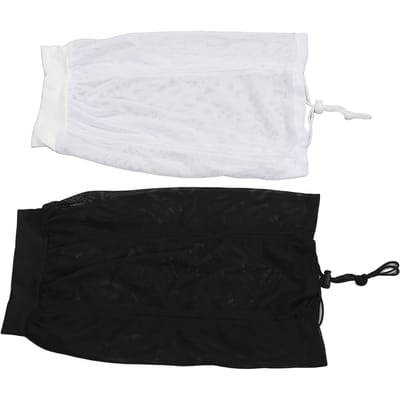 2 STUKS Net Plopping Cap Verstelbaar Multifunctioneel Herbruikbare Net Plopping Bonnet met Trekkoord voor