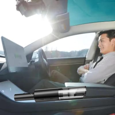 Draadloze Stofzuiger - Handstofzuiger Krachtig - Auto en Thuis - Snel Opladen - 18 Minuten Looptijd - Zwart