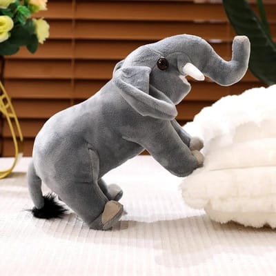 Drop Shipping Zacht Olifanten Pluche Grote Olifant Speelgoed Knuffels Pluche Speelgoed Vriend Pluche Pop Baby Speelgoed Verjaardagscadeau 30cm