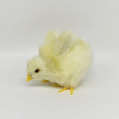 Mini Scène Model Schattige Pop Paas Pluche Kuiken Kinderspeelgoed Levensgetrouwe Vogel Simulatie Vurig Kip Huisfeest Decoraties