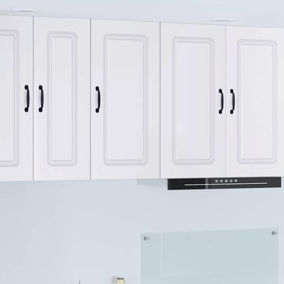 vidaXL - Vaatwasserpaneel - Kalmar - Wit - 40 - x - 31 - x - 80 - cm - Bewerkt - hout