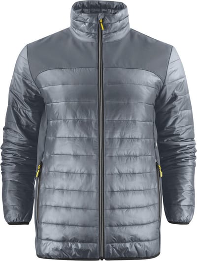 Printer Quilted Jas Expedition Man 2261057 Staalgrijs - Maat S
