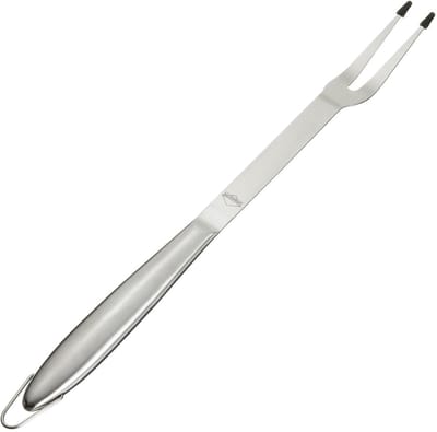 BBQ Vork - Grill Tang - Buiten Koken - Roestvrij Staal - 44 cm - Zilver