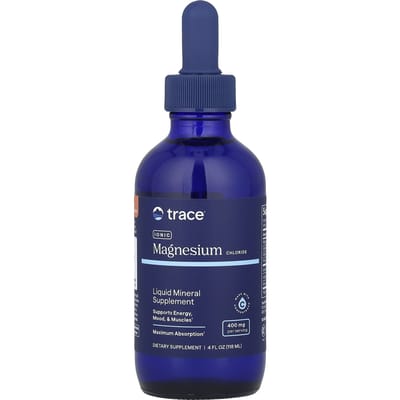 Trace, Ionisch Magnesiumchloride, 400 mg, 4 fl oz (118 ml)