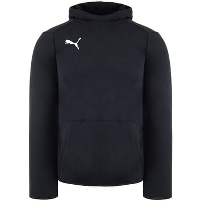 Puma Liga Casuals Hoody Plain Logo Zwart Junior Trui 655636 03