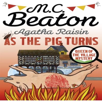 Agatha Raisin En Het Varken Draait door M.C. Beaton Paperback Boek 9781472121462