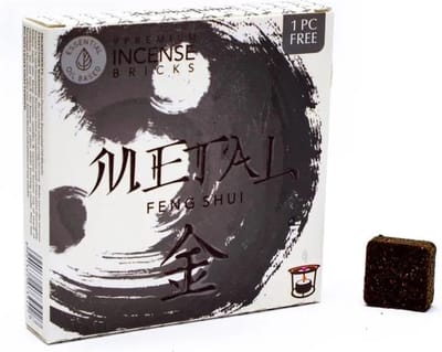 Aromafume - Feng Shui - Wierookblokjes - Wierook - Healing - Metaal - (40 gram)