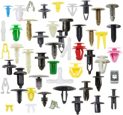 WiseGoods Premium Auto Clips Set - Pluggen - Interieur Autos - Kofferbak Stof / Autostoel Hoes / Automatten Vast Klemmen - 100st