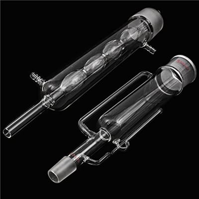 500 ml Soxhlet Extractor met Condensator - 2 stuks Fractionskolom