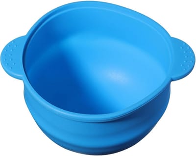 Siliconen Wax Pot - Harsverwarmer Bak - Harsen Thuis - Antiaanbaklaag - 13.5 cm - Blauw
