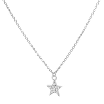 Karma Ketting Zirconia Star Zilver