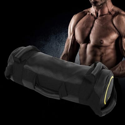 Dailygoods- Zandzak 20kg - Power Bag - Gewichtheffen - Oefeningen - Duurzaam PU Leer - Vochtbestendig