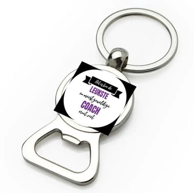 Akyol - leukste coach eruit ziet flesopener - Coach - beste coach - sport - verjaardagscadeau - klein cadeautje - kado - gift - geschenk - verrassing - 9 bij 3 cm