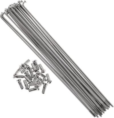 20 Spaken Sets voor Fietswielen, 13G, 185 mm, RVS Spaken voor Duurzame Fietsen, Fietsaccessoires en Onderdelen