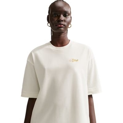 Nike Sportswear T-shirts Dames - Wit - Maat 34 - Katoen Jersey
