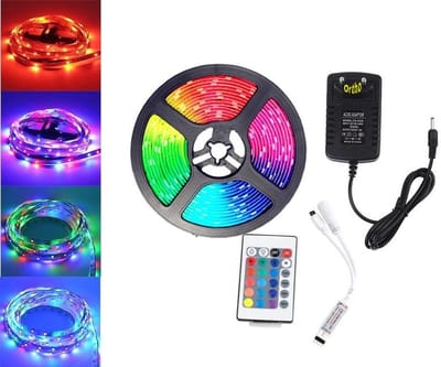 Ortho® - LED Strip licht - 5 meter - Led strip lights - Inclusief afstandsbediening - Wit en gekleurd licht - Waterproof - 5m