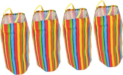 Springkussen Speelgoed - Zakkenrace Tassen - Buiten Spelen - Set van 4 - 50x70x50 cm - Meerkleurig