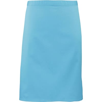 Premier Dames/Dames Mid-Length Apron (Pakket van 2) (Turquoise)