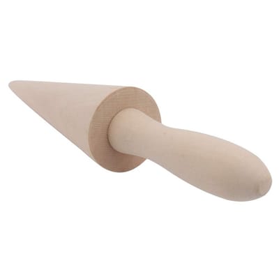 Allecto - IJszakvormen - Kegeltaartdecoratieset - Perfect voor zelfgemaakte lekkernijen - Houten kegelvormen - Voor de keuken - Ideaal voor feestjes