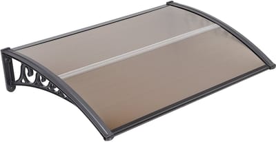 PIPIPOXER Overkapping voordeur Luifel Lessenaar Luifel Huis Deurluifel Voordeur Luifel 80*120 cm