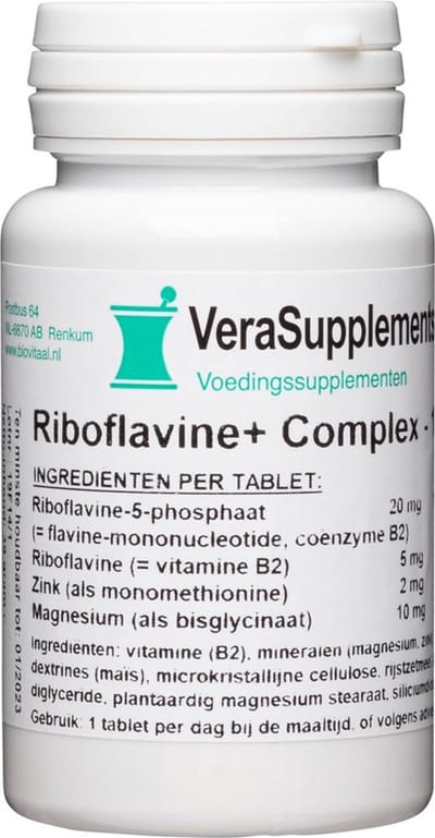 BIOVITAAL RIBOFLAVINE PL COMP