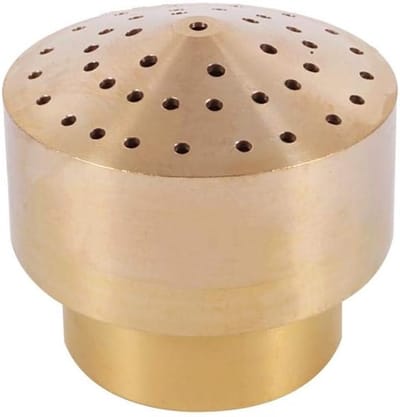 Multijet Messing Fonteinspuiter 1/4 inch Goudkleur voor Tuin en Vijver Decoratie met Verstelbare Stralen