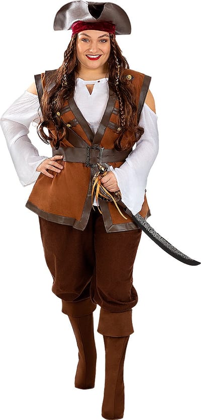 FUNIDELIA Piraten kostuum voor Dames - Caribische Collectie - Maat: XL