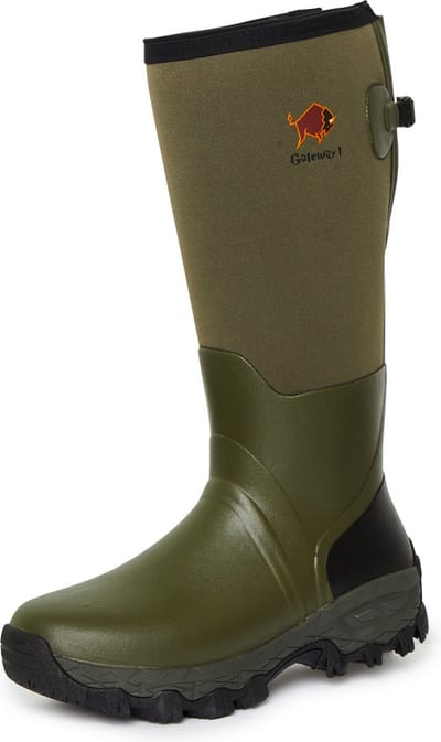 Gateway1 Woodwalker Laars - Khaki Green - 18" / 4mm - Outdoorlaarzen - Rubber